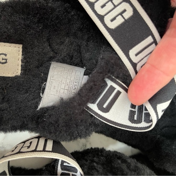 Ugg Oh Yeah Slide Slipper Black Woman’s Size 5 - Picture 10 of 12